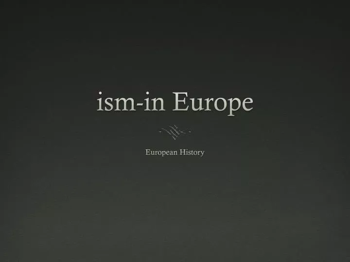 i sm in europe