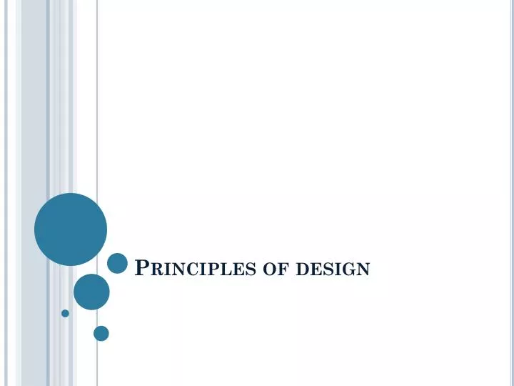 principles of design