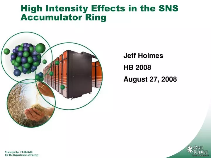 high intensity effects in the sns accumulator ring