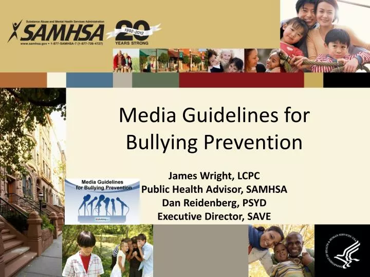 media guidelines for bullying prevention