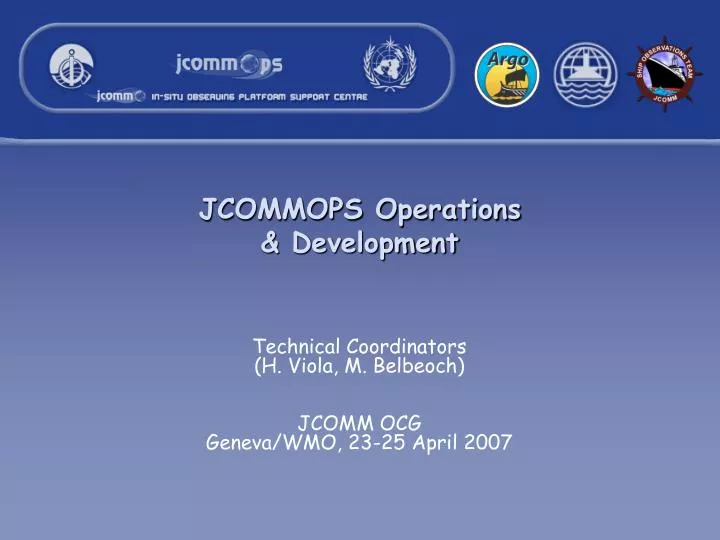 jcommops operations development