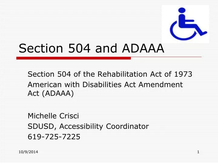section 504 and adaaa