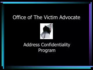 Office of The Victim Advocate