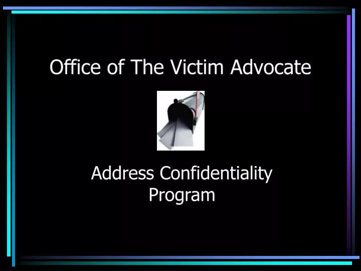 office of the victim advocate