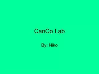 CanCo Lab