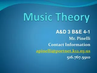 Music Theory