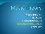 Music Theory - slide 1