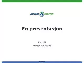 en presentasjon