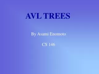 AVL TREES