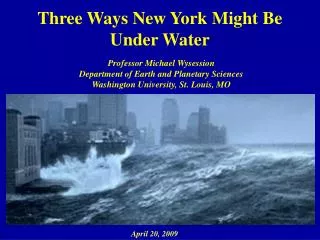 Three Ways New York Might Be Under Water