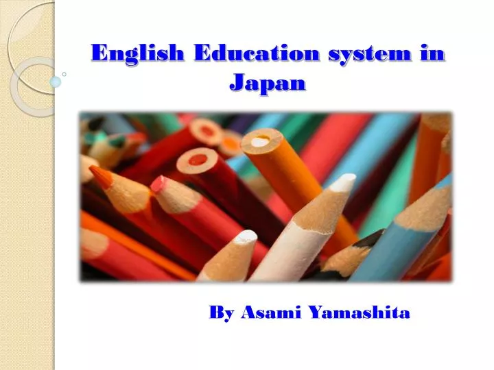 english education system in japan