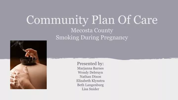 community plan of care mecosta county smoking during pregnancy