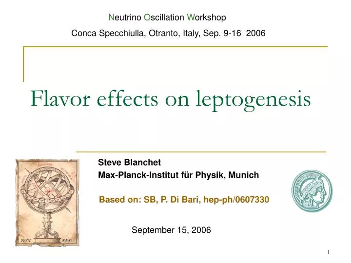 flavor effects on leptogenesis