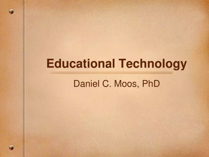 educational technology