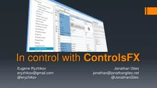 In control with ControlsFX