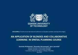 EDULEARN14 , the 6th annual International Conference on Education and New Learning Technologie s