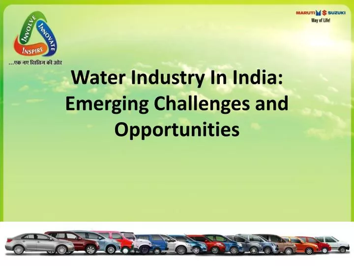 water industry in india emerging challenges and opportunities
