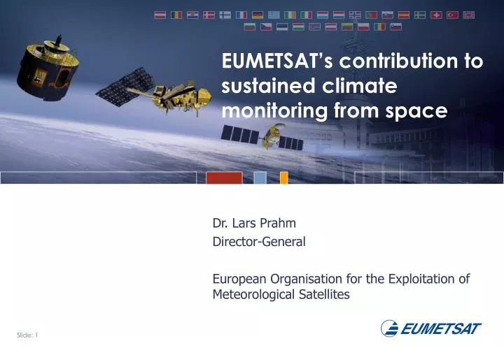 eumetsat s contribution to sustained climate monitoring from space