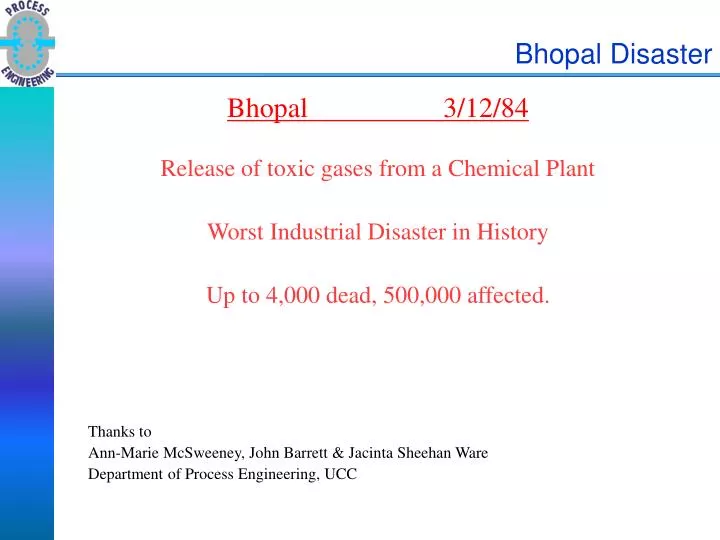 bhopal disaster