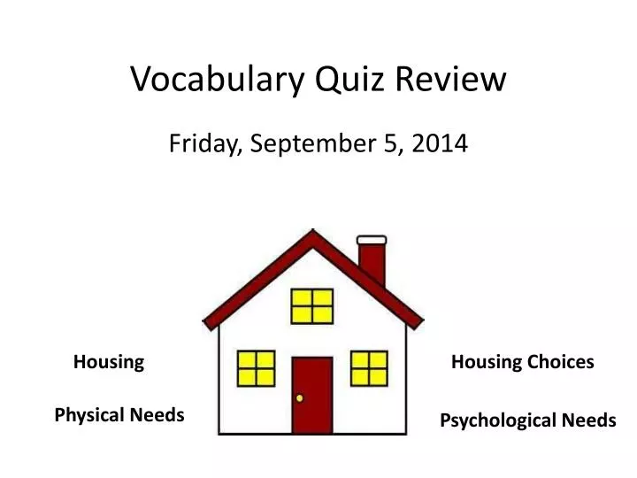 vocabulary quiz review