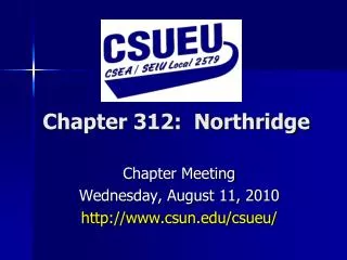 Chapter 312: Northridge