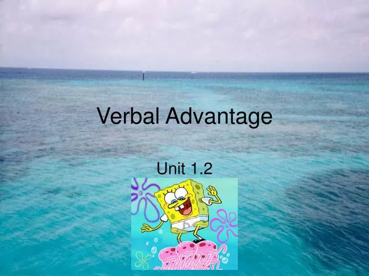 verbal advantage