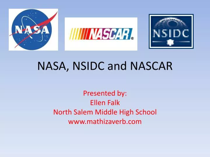 nasa nsidc and nascar