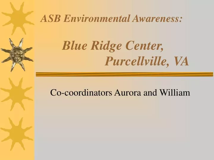 asb environmental awareness blue ridge center purcellville va