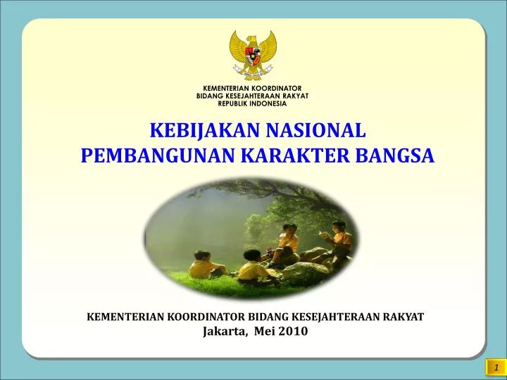 kebijakan nasional pembangunan karakter bangsa