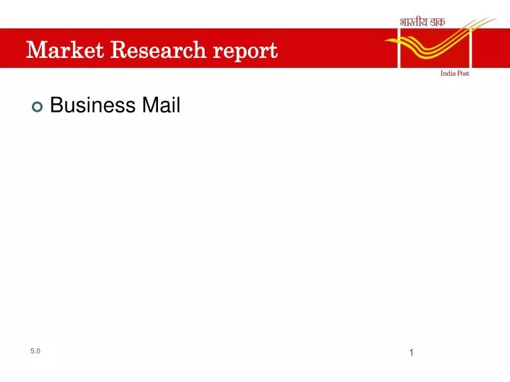 market research report