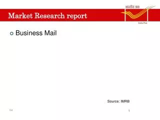 Market Research report