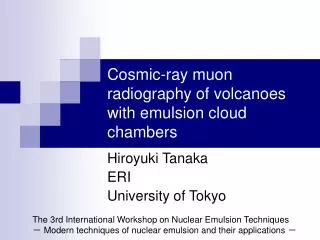 Cosmic-ray muon radiography of volcanoes with emulsion cloud chambers