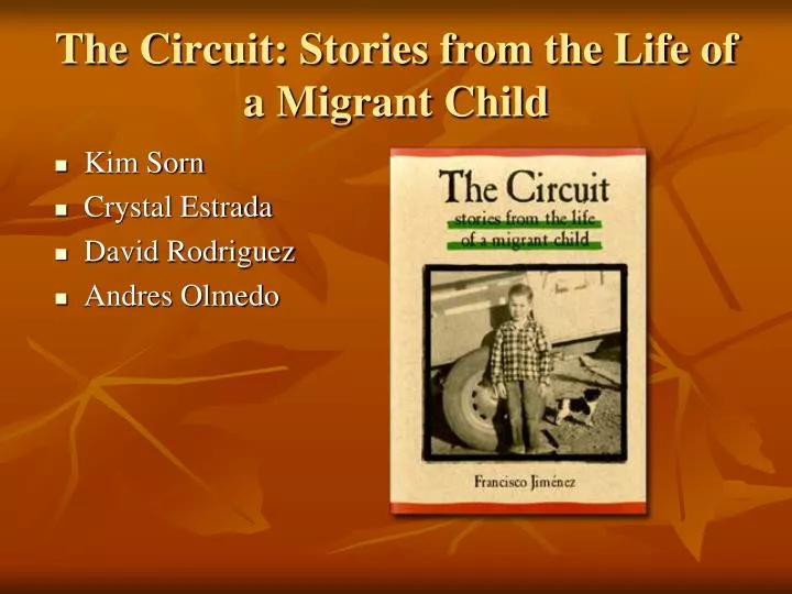 the circuit stories from the life of a migrant child