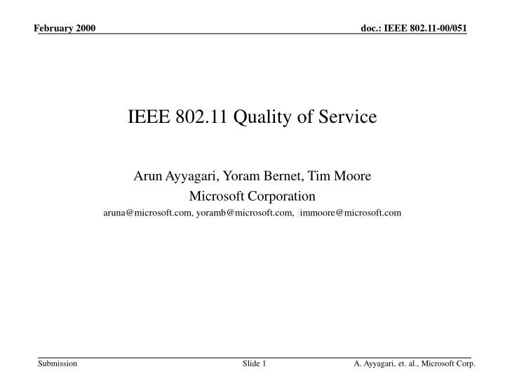 ieee 802 11 quality of service