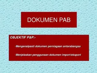dokumen pab
