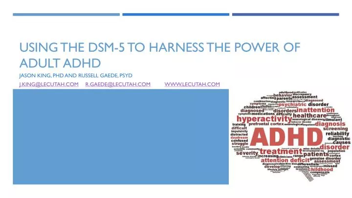 using the dsm 5 to harness the power of adult adhd