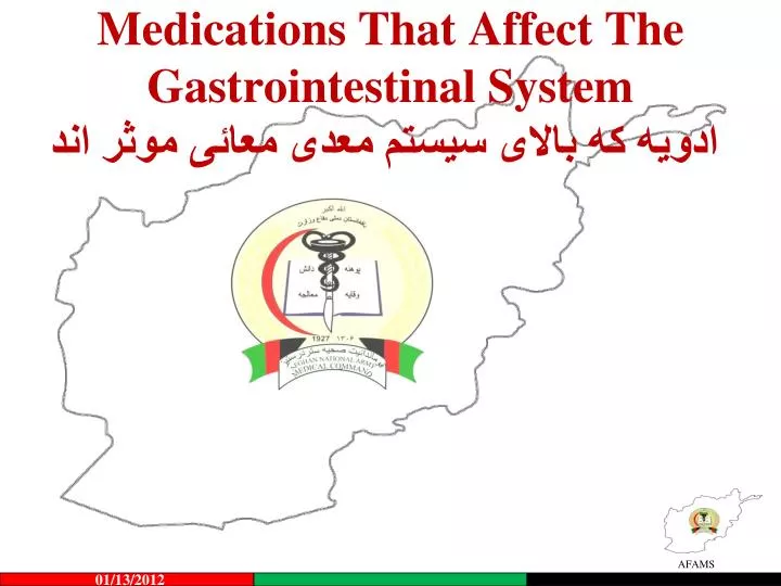 medications that affect the gastrointestinal system