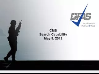 CMS Search Capability May 9, 2012