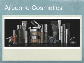 Arbonne Cosmetics