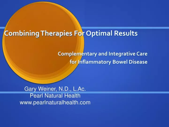 combining therapies for optimal results