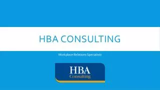 hba consulting