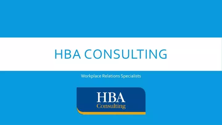 hba consulting