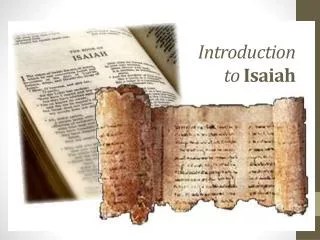 Introduction to Isaiah