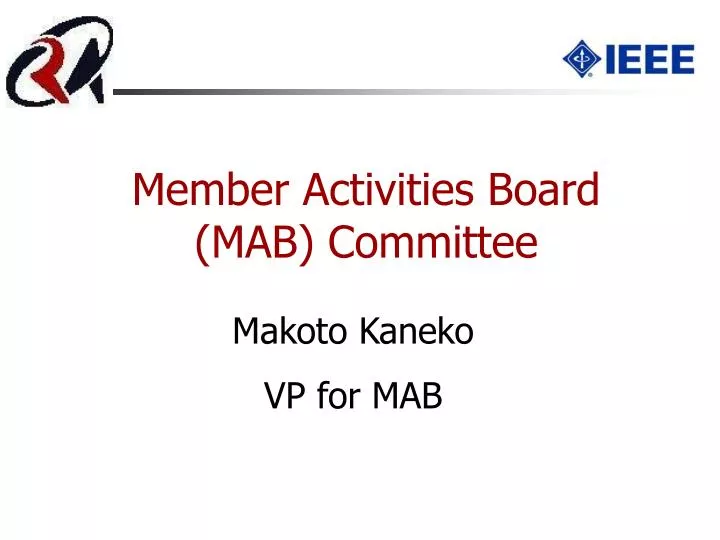 member activities board mab committee
