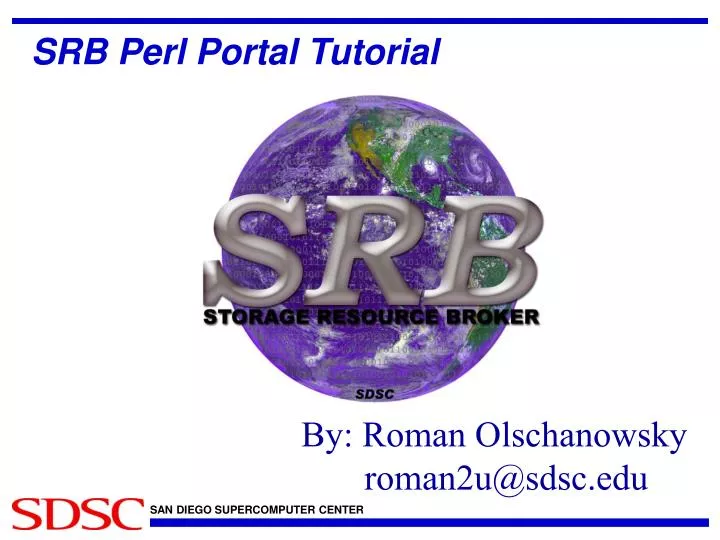 srb perl portal tutorial