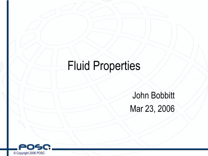 fluid properties