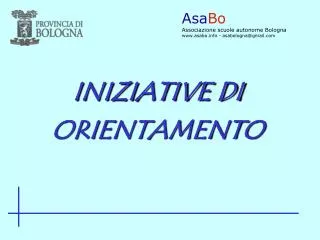 iniziative di orientamento