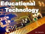 Educational 	Technology - slide 1