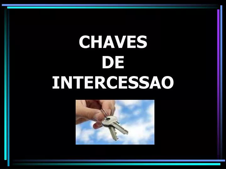 chaves de intercessao