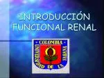 INTRODUCCIÓN FUNCIONAL RENAL - slide 1